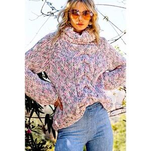 New POL Handmade Chunky Knit Sweater